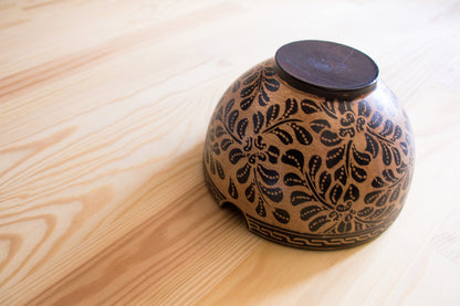 Batik wooden bowl