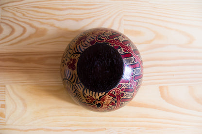 Batik wooden bowl