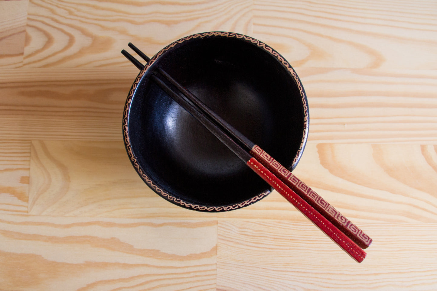 Batik wooden bowl