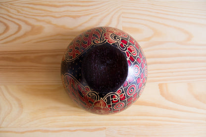 Batik wooden bowl