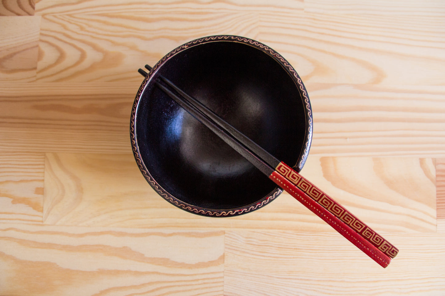 Batik wooden bowl